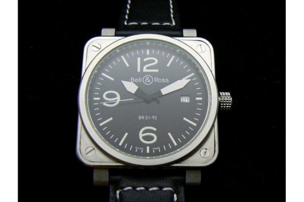 BELL & ROSS BR 01-92 ASIAN AUTOMATIC 21J BLACK