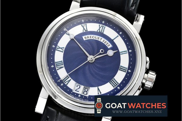 Breguet - Breguet Marine Big Date Ref.5222 SS/LE Blue/Rmn A2892