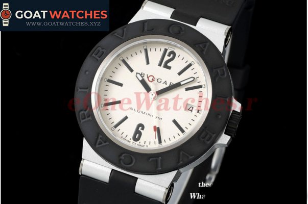 Bvlgari - Bvlgari 103382 40mm Aluminum/RU Cream dial BVF A2892
