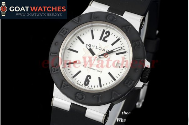 Bvlgari - Bvlgari 103539 40mm Aluminum/RU White dial BVF A2892