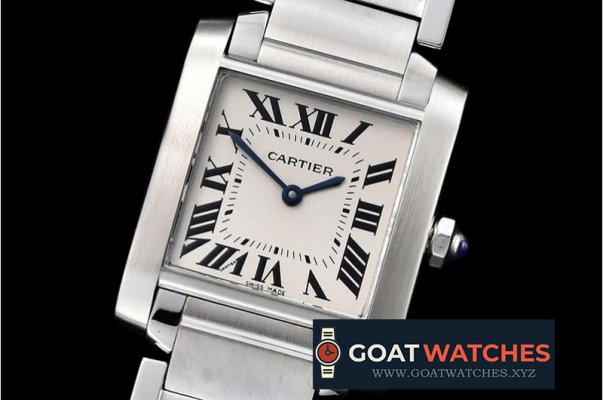Cartier - Ladies Cartier Tank Francaise SS/SS Wht TWF Swiss Qtz