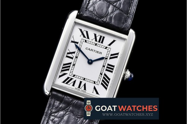 Cartier - Cartier Tank Solo Ladies SS/LE Wht Swiss Qtz