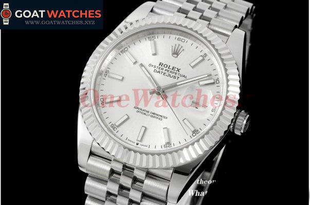 Rolex - Datejust 126334 41MM Silver/Stk 904L Jubilee Bracelet ZF A2824