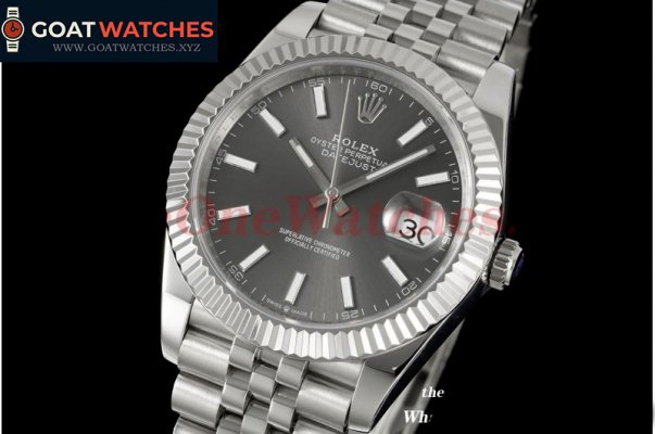 Rolex - Datejust 41mm Grey/Stk SS/SS Jubilee 904L DIW A3235