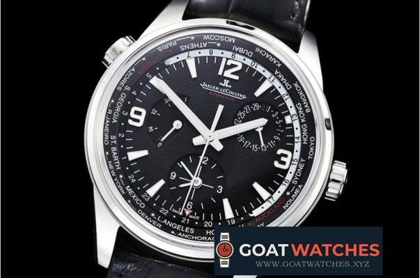 Jaeger LeCoultre - Polaris Geographic WT LE SS/LE Black Miyota 9015 Mod