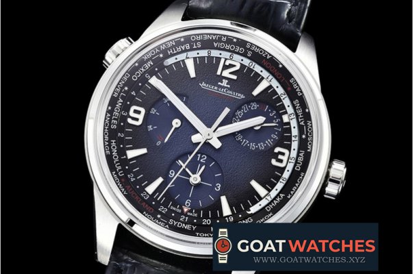 Jaeger LeCoultre - Polaris Geographic WT LE SS/LE Blue Miyota 9015 Mod