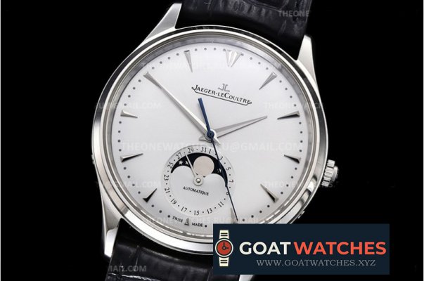 Jaeger Lecoultre - JL Master Ultra Thin Moonphase SS/LE White YLF MY9015