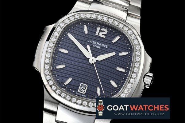 Patek Philippe - Patek Nautilus 33mm Diam SS/SS Blue PF Miyota 9015