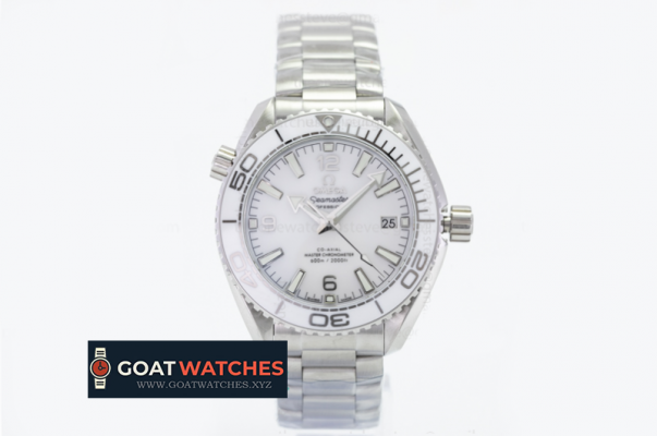 Omega - Planet Ocean 600M 39.5mm SS/SS Ladies White VSF A8800