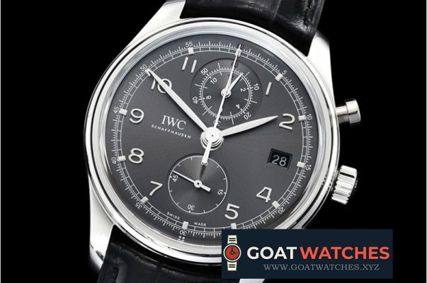 IWC - Portugieser Chronograph Classic SS/LE Grey YLF A7750