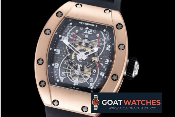 Richard Mille - RM022 AeroDyne Dual Time Zone RG/RU Mod MY9015