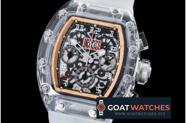 Richard Mille - RM011 Felipe Messa Big Date Sapphire Limited Beige A-7750