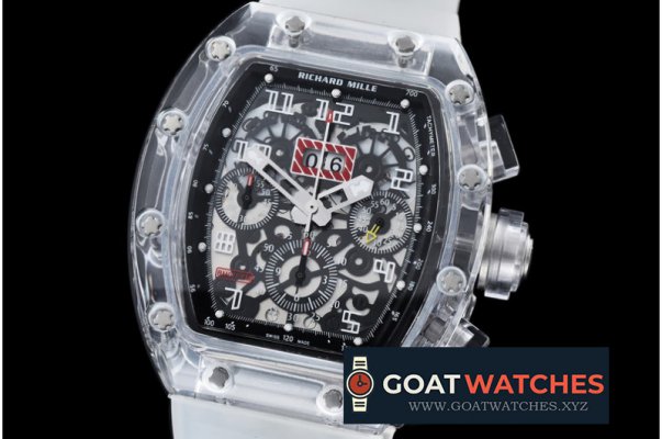 Richard Mille - RM011 Felipe Messa Big Date Sapphire Limited Black A-7750