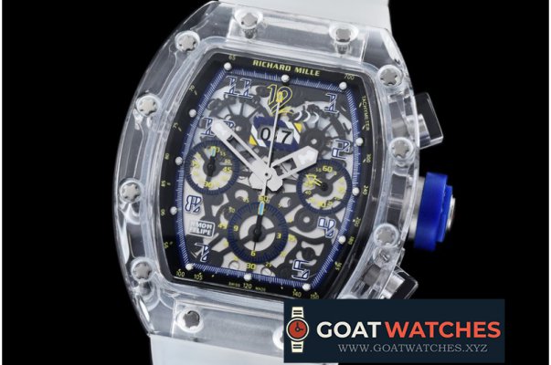Richard Mille - RM011 Felipe Messa Big Date Sapphire Limited Black/Blue