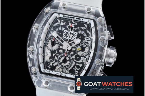 Richard Mille - RM011 Felipe Messa Big Date Sapphire Limited White A-7750