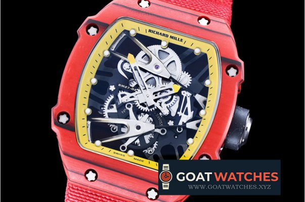 Richard Mille - RM027-02 Rafael Nadal L.E. FC/NY Red/Yllw Miyota Mod