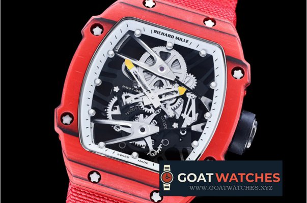 Richard Mille - RM027-02 Rafael Nadal L.E. FC/NY Red/Wht Miyota Mod