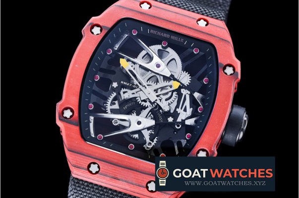 Richard Mille - RM027-02 Rafael Nadal L.E. FC/NY Red/Blk Miyota Mod