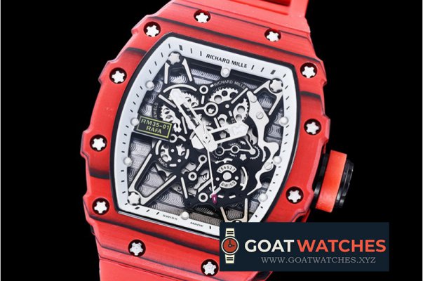 Richard Mille - RM035-01 Rafael Nadal Red FC/VRU Blk/Wht Miyota Mod
