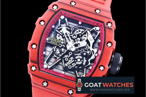 Richard Mille - RM035-02 Rafael Nadal Red FC/VRU Blk/Red Miyota Mod