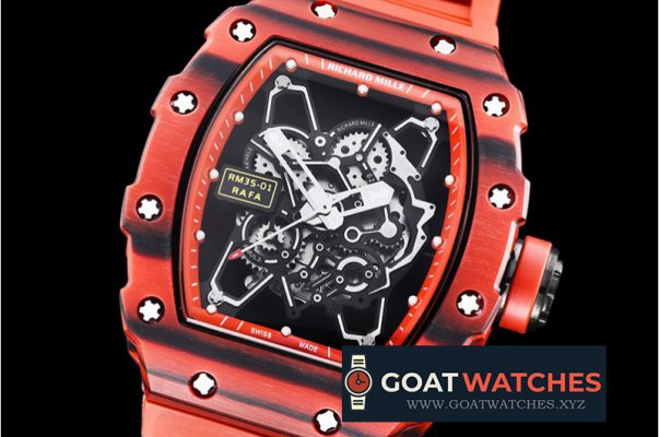 Richard Mille - RM035-01 Rafael Nadal Red FC/VRU Blk/Red Miyota Mod