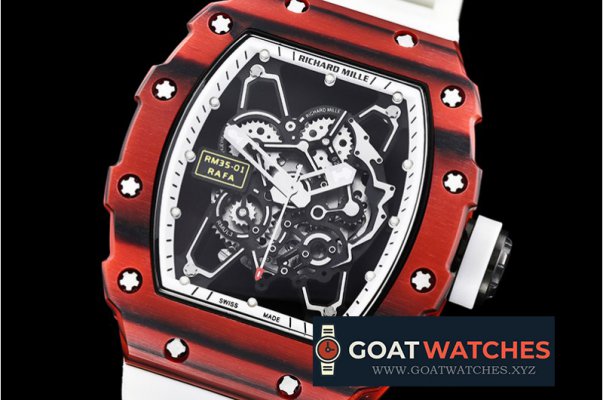 Richard Mille - RM035-01 Rafael Nadal Red FC/VRU Blk/Wht Miyota Mod