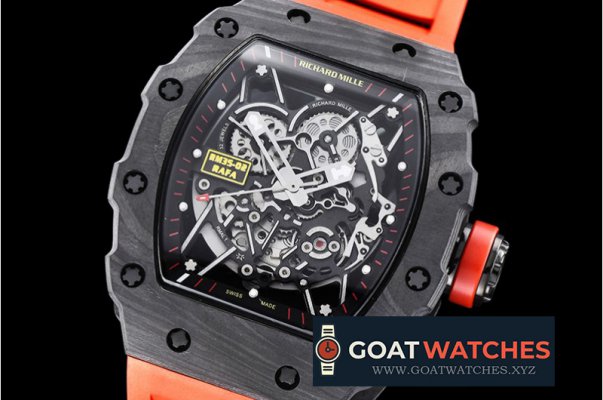Richard Mille - RM035-02 Rafael Nadal Blk FC/VRU Blk/Red C Miyota Mod