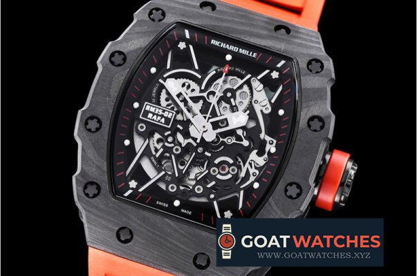 Richard Mille - RM035-02 Rafael Nadal Blk FC/VRU Blk/Red C Miyota Mod