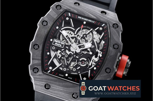 Richard Mille - RM035-02 Rafael Nadal Blk FC/VRU Blk/Red C Miyota Mod
