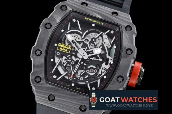 Richard Mille - RM035-02 Rafael Nadal Blk FC/VRU Blk/Red C Miyota Mod