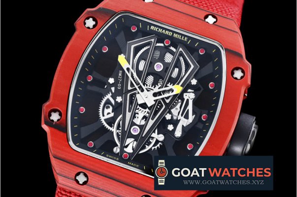 Richard Mille - RM027-03 Rafael Nadal Red FC/VRU Blk/Blk C Miyota Mod