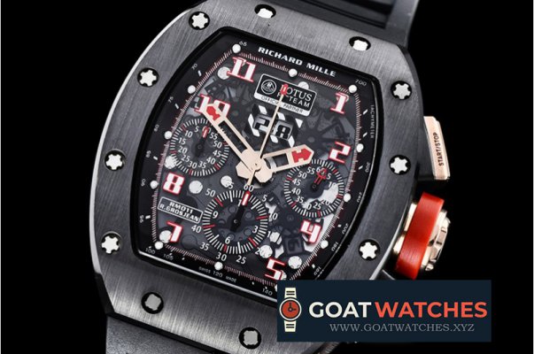 Richard Mille - RM011 Felipe Massa LE DLC/VRU Black/Red A7750