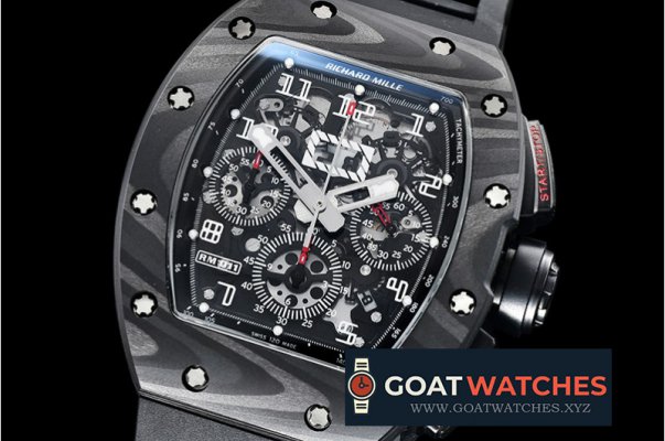 Richard Mille - RM011 Limited Ed FC/VRU Skele Black/White A7750 Mod