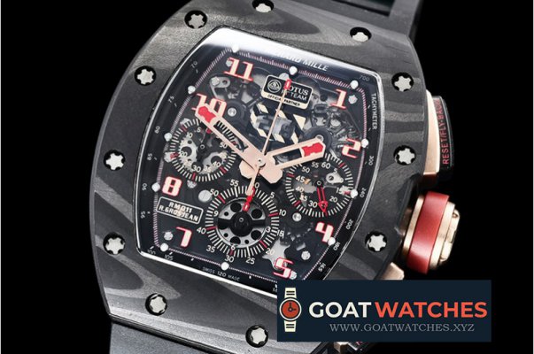 Richard Mille - RM011 R.Gros Jean LE FC/PVD/RG/VRU Skele Red A7750 Mod