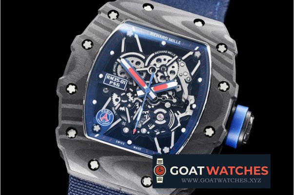 Richard Mille - RM035-01 PSG Limited FC/NY Blue Black/Blue C Miyota Mod