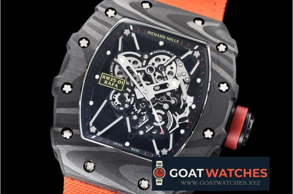 Richard Mille - RM035-02 Rafael Nadal FC/NY Org Black/Red C Miyota Mod