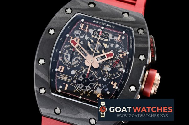 Richard Mille - RM011 R.Gros Jean LE FC/PVD/VRU Skele Blk A7750 Mod