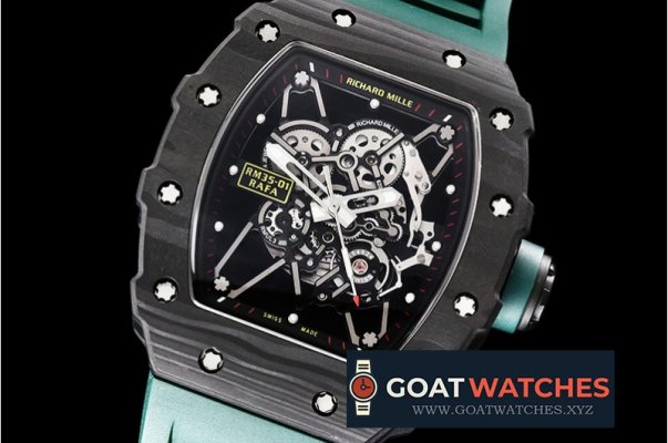 Richard Mille - RM035-01 Rafael N. FC/RU Grn Skele KVF MY8215 Mod