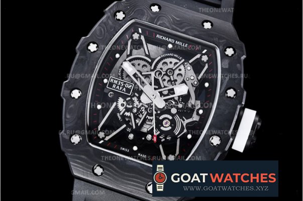 Richard Mille - RM035-02 Rafael Nadal FC/RU Blk Wht KVF V2 MY8215 Mod