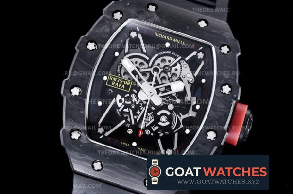 Richard Mille - RM035-02 Rafael Nadal FC/RU Blk KVF V2 MY8215 Mod