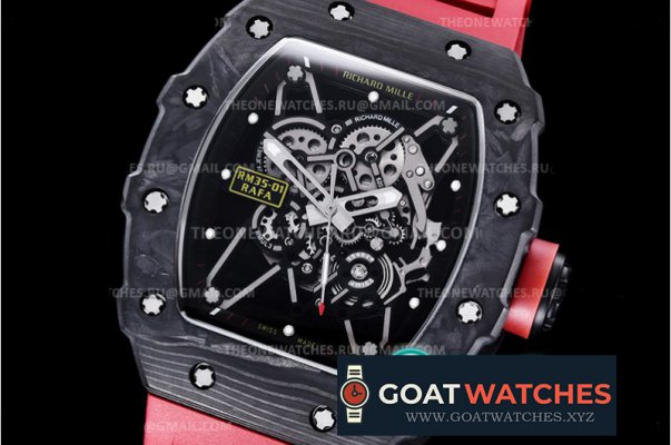 Richard Mille - RM035-01 Rafael Nadal FC/RU Red KVF V2 MY8215 Mod