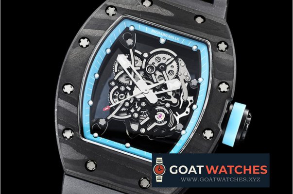 Richard Mille - RM055 Bubba Watson FC/VRU Skeleton Blue KVF MY8215 Mod