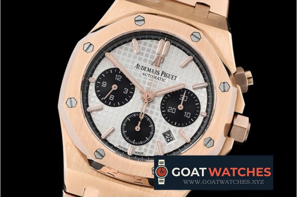 Audemars Piguet - Royal Oak Chronograph 26320ST RG/RG Wht/Blk JHF A7750