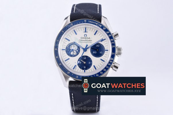 Omega - SpeedMaster Snoopy Apollo SS/NY Wht/Blue OMF 1863