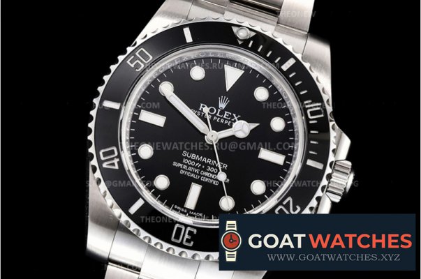 Rolex - Submariner 114060LN 904L SS/SS Black ARF V3 A2824