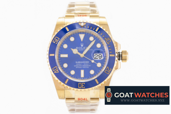 Rolex - Submariner 126618LB 904L YG/YG Blue EWF Asian 3235