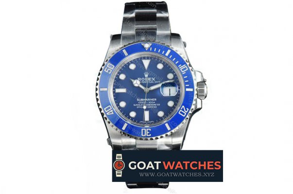 Rolex - Submariner 116619LB 904L SS/SS Blue VSF VS3135