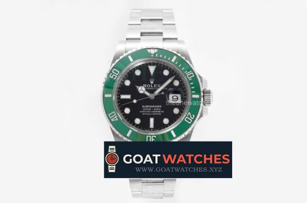 Rolex-Submariner 126610LV 904L SS/SS Black JVSF A3235