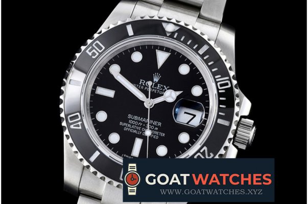 Rolex - Submariner 116610LN SS/SS Black BP V2 SP A3135 Mod