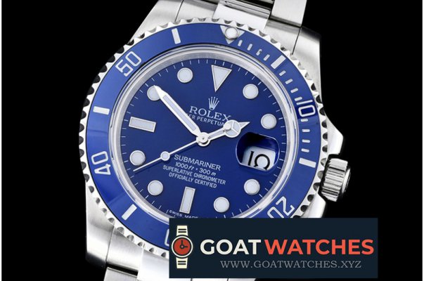 Rolex - Submariner 116619LN SS/SS Blue BP V2 SP A3135 Mod